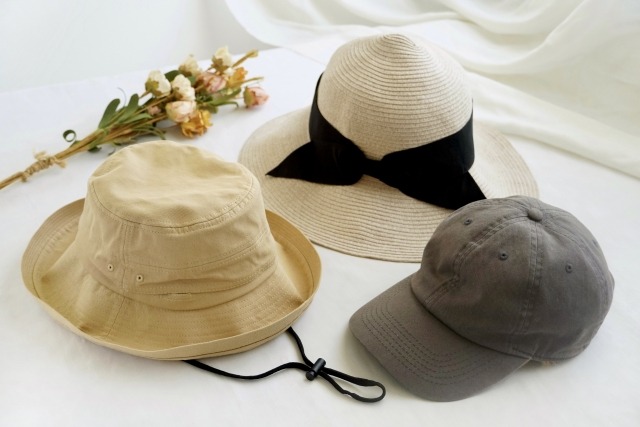３種類の帽子