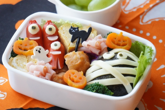 ハロウィンのキャラ弁当