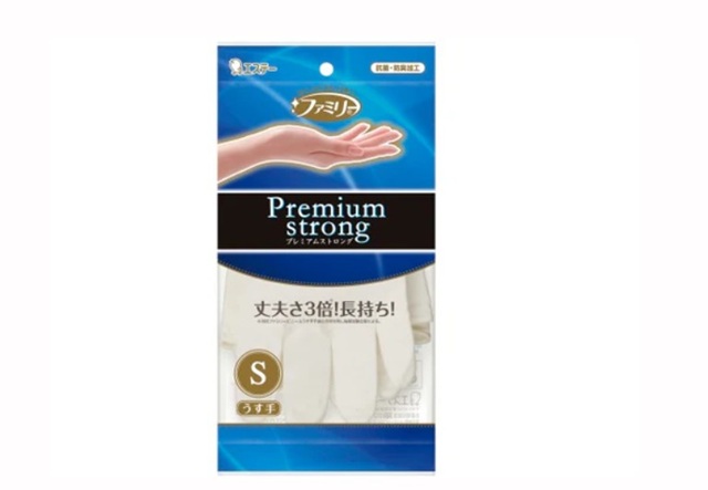 ダイソー　ファミリー　プレミアムストロング　ニトリルゴムうす手　Ｓ