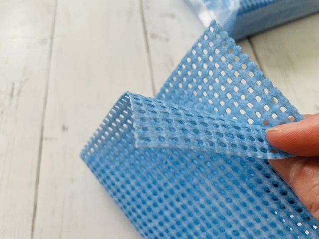 ダイソー　メッシュタイプ　キッチンダスター　厚手で破れにくい