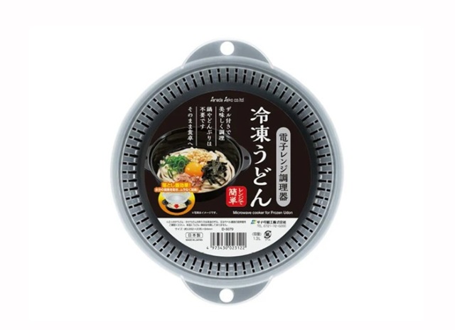 ダイソー　電子レンジ調理器　冷凍うどん