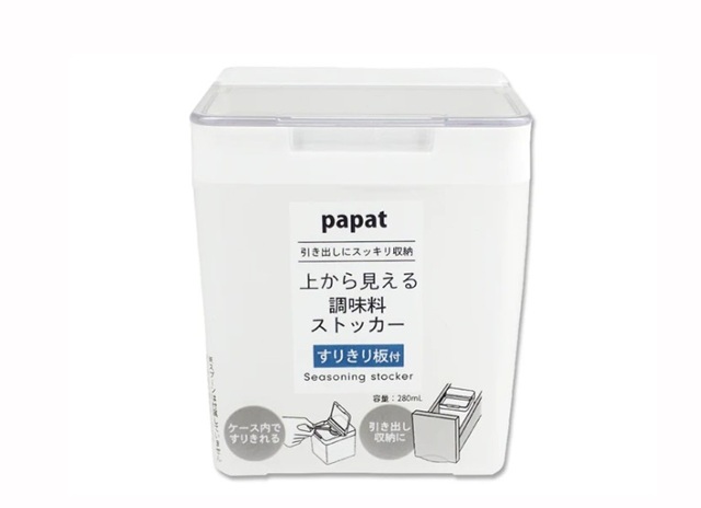 ダイソー　上から見える調味料ストッカー