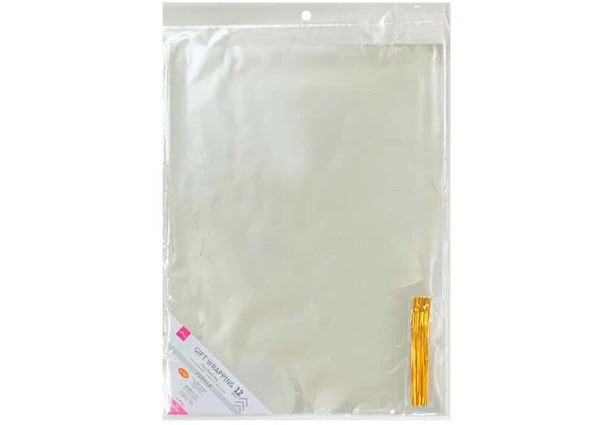 ダイソー商品　クリアバッグ（１２枚）　110円（税込）