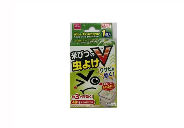 ダイソー　米びつの虫よけワサビ