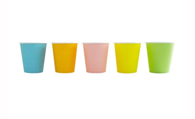 ダイソー　カラーペーパーカップ