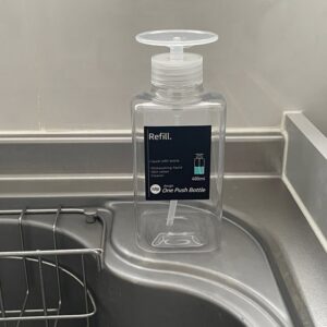 片手で使える100均の食器用洗剤ボトル「ワンプッシュボトル」に注目
