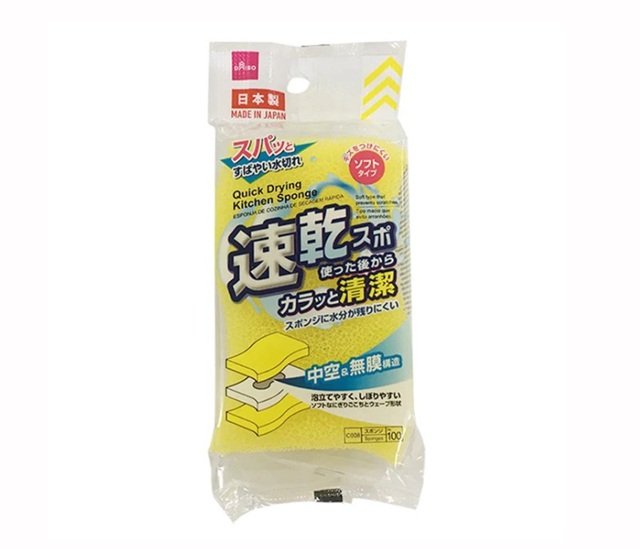 ダイソー　速乾キッチンスポンジ