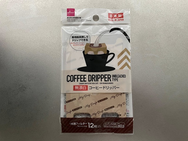 ダイソー コーヒードリッパー パッケージ