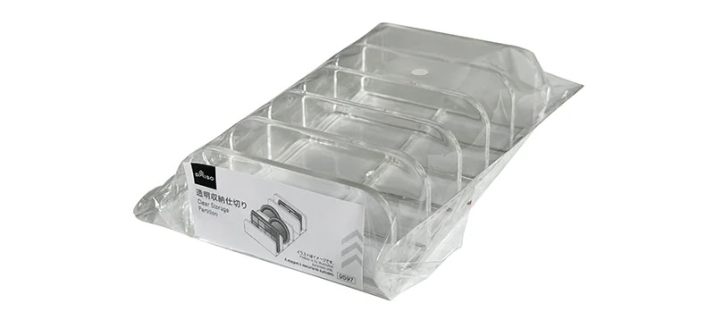 透明収納仕切り