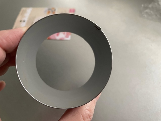ダイソー　セルクル型　セルクルリング　筒