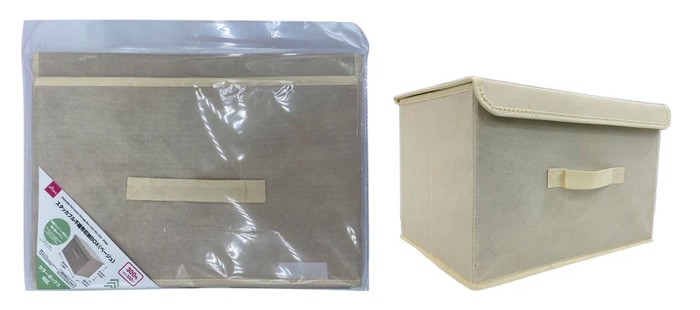 スタッカブル不織布収納ＢＯＸ