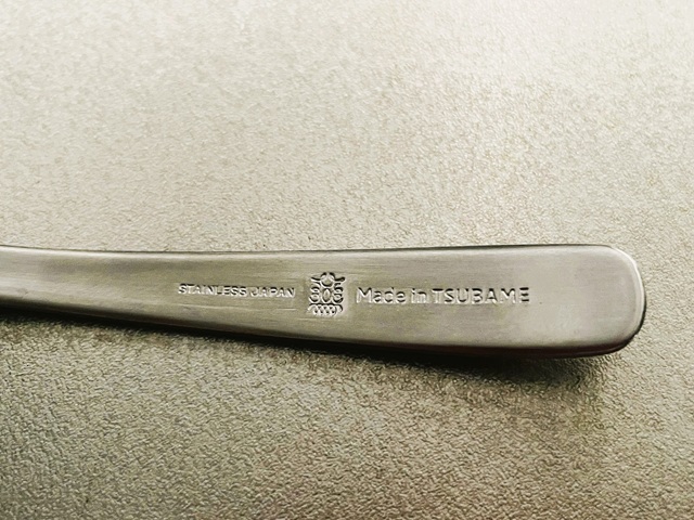 セリア カトラリー「LA NATURE」(ラ・ナチュレ)燕商工会議所の「メイド・イン・ツバメ」認証マーク