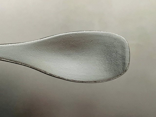 ダイソー　アルミアイスクリームスプーン　口当たりがよい