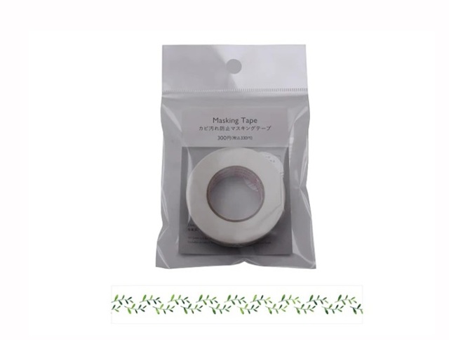 ダイソー カビ汚れ防止マスキングテープ(ラインリーフ)