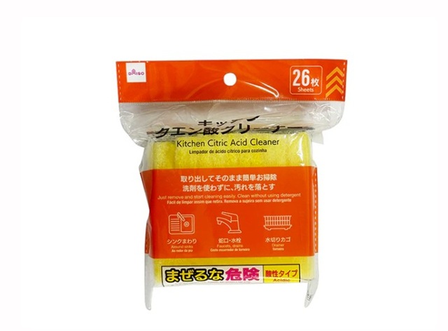 ダイソー キッチンクエン酸クリーナー(26枚)