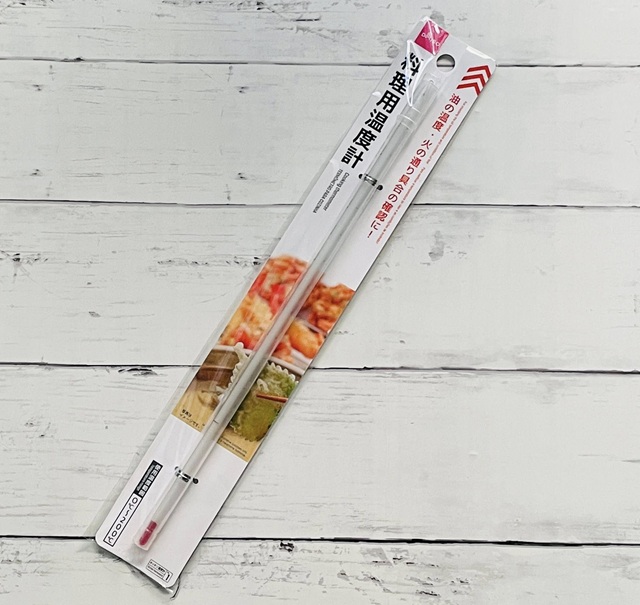 ダイソー　料理用温度計　パッケージ