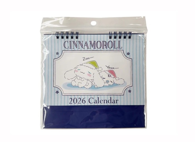ダイソー 卓上カレンダー(シナモロール)