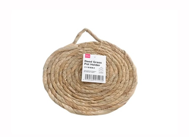 ダイソー　ガマ草鍋敷き