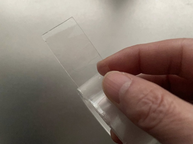 ダイソー　水まわり汚れ防止テープ　クリア