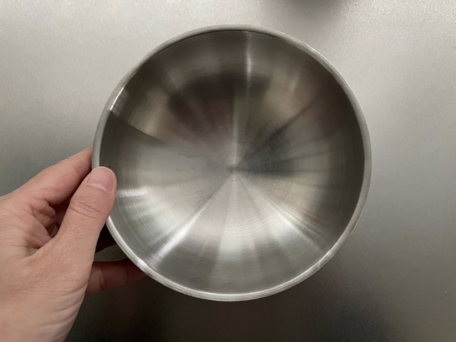 ダイソー　 ステンレス茶碗　二重構造