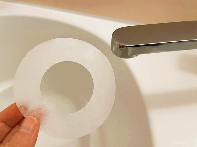 ダイソー　排水口 カビ汚れ防止シール　貼るだけで汚れを防止