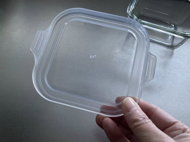 ダイソー　耐熱ガラス食器　フタ