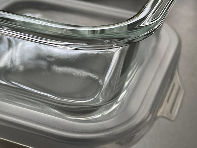 ダイソー　耐熱ガラス食器　スタッキングできる