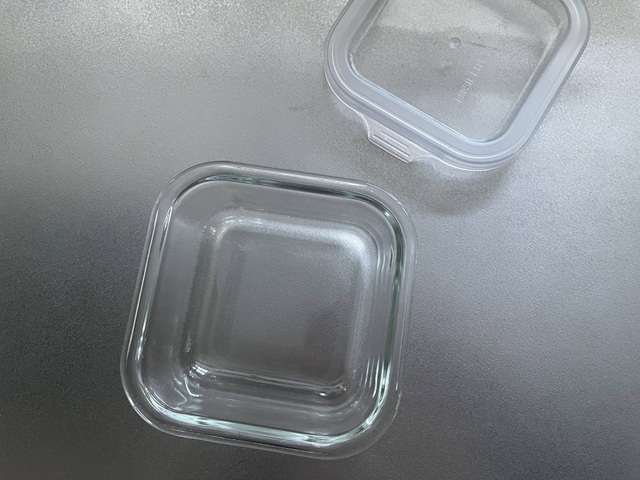 ダイソー　耐熱ガラス食器　保存もできる