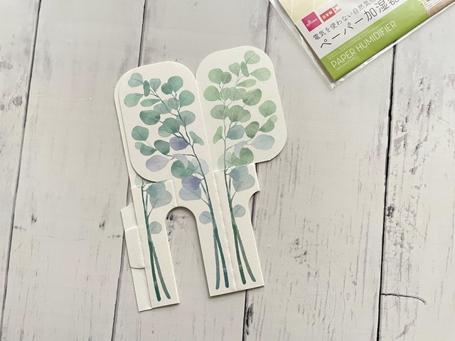 ダイソー　ペーパー加湿器（ユーカリ）デザインもかわいい