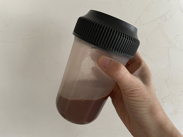 ダイソー　プロテインシェーカー　液漏れしにくい