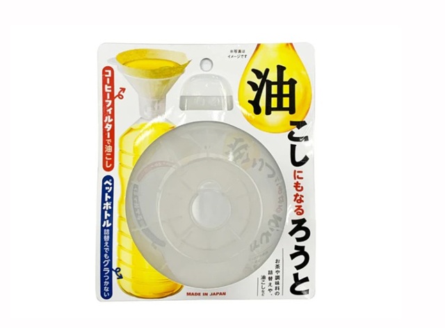 ダイソー　油こしにもなるろうと