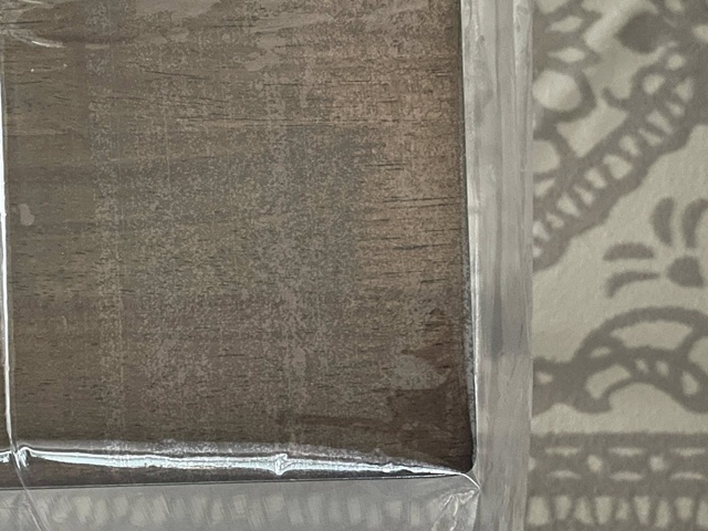 ダイソー テーブルクロス(透明)クリアタイプで見た目もすっきり