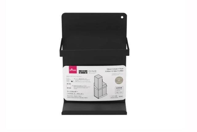 ダイソー ラップホルダー(マグネット、ブラック)